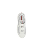 Prada White Leather America's Sneakers