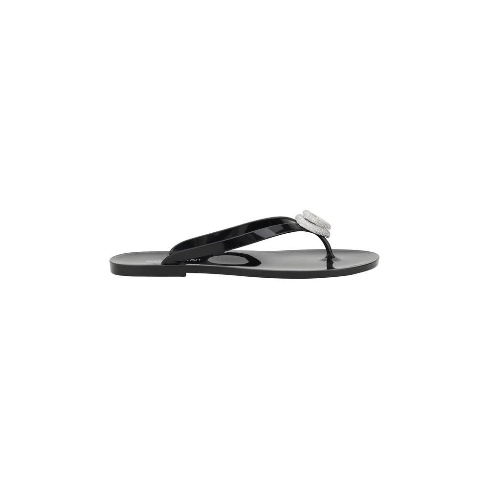 MACH & MACH Flip-flop Sandals with double heart MACH & MACH Dark Slate Gray