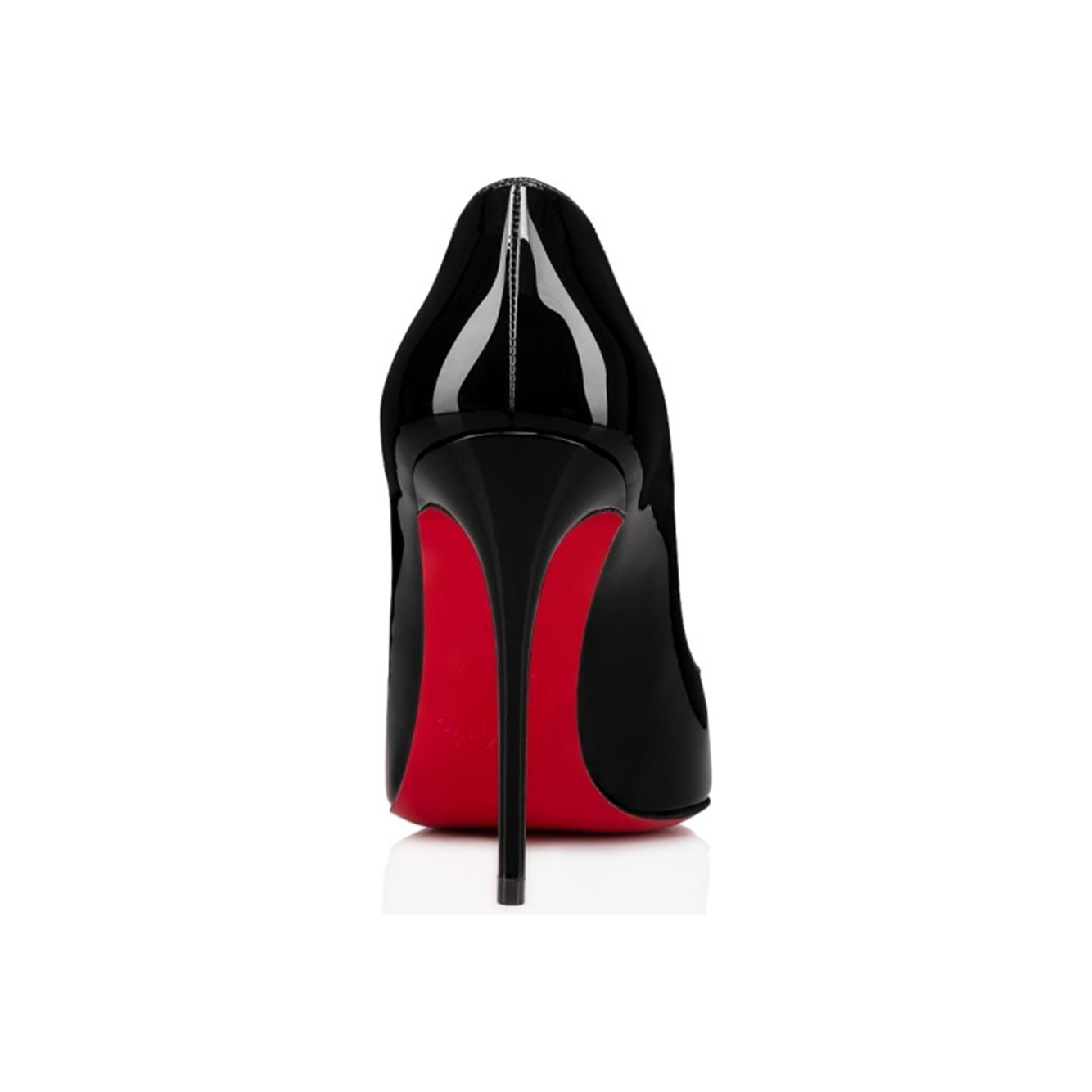 Christian Louboutin Black Patent Leather Hot Chick Pumps 100 Christian Louboutin Black