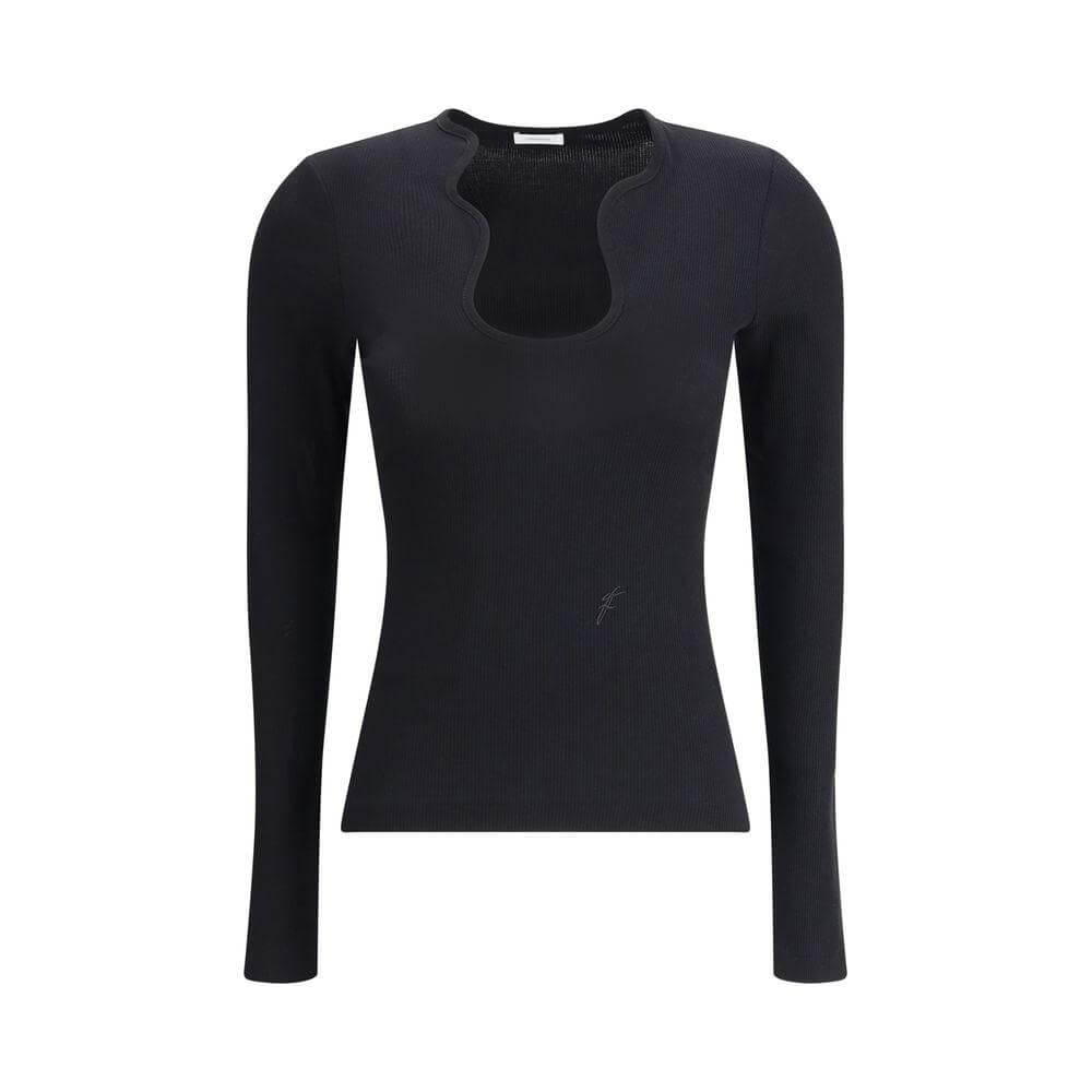 Ferragamo Long sleeve Top Ferragamo Dark Slate Gray