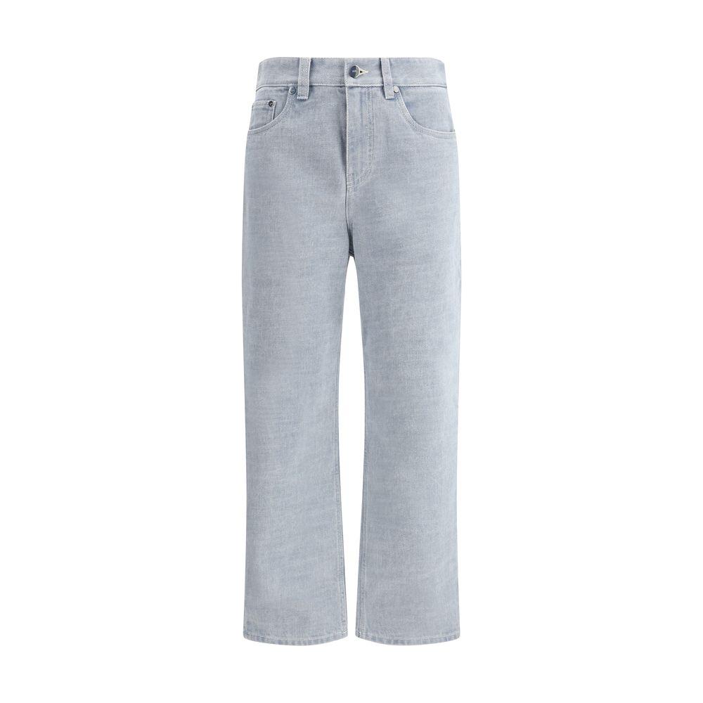 Fendi Wide-leg Jeans Fendi Gray