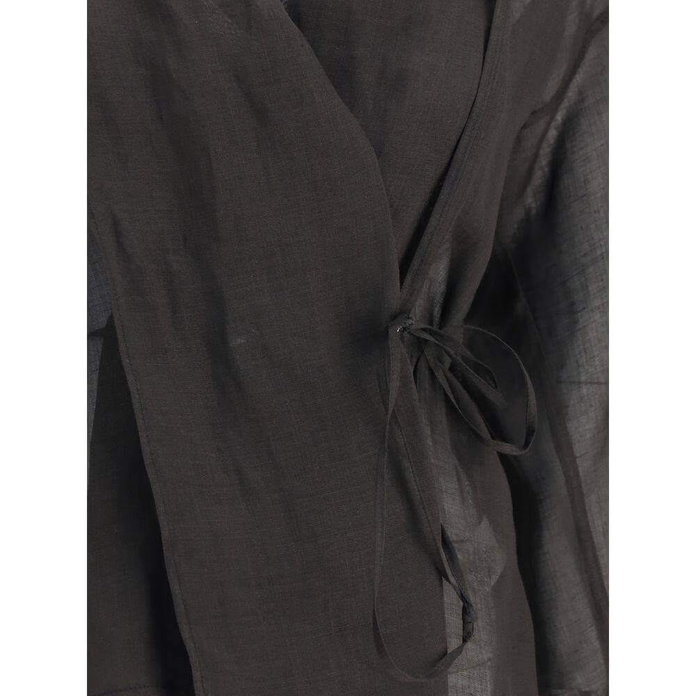 Forte_Forte Crossed Shirt Forte_Forte Dark Slate Gray