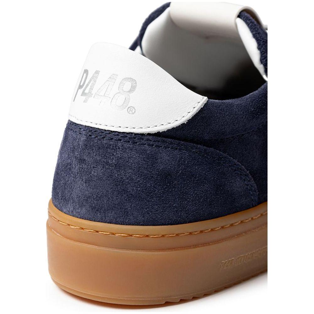 P448 Blue Leather Sneaker P448 Dark Slate Gray