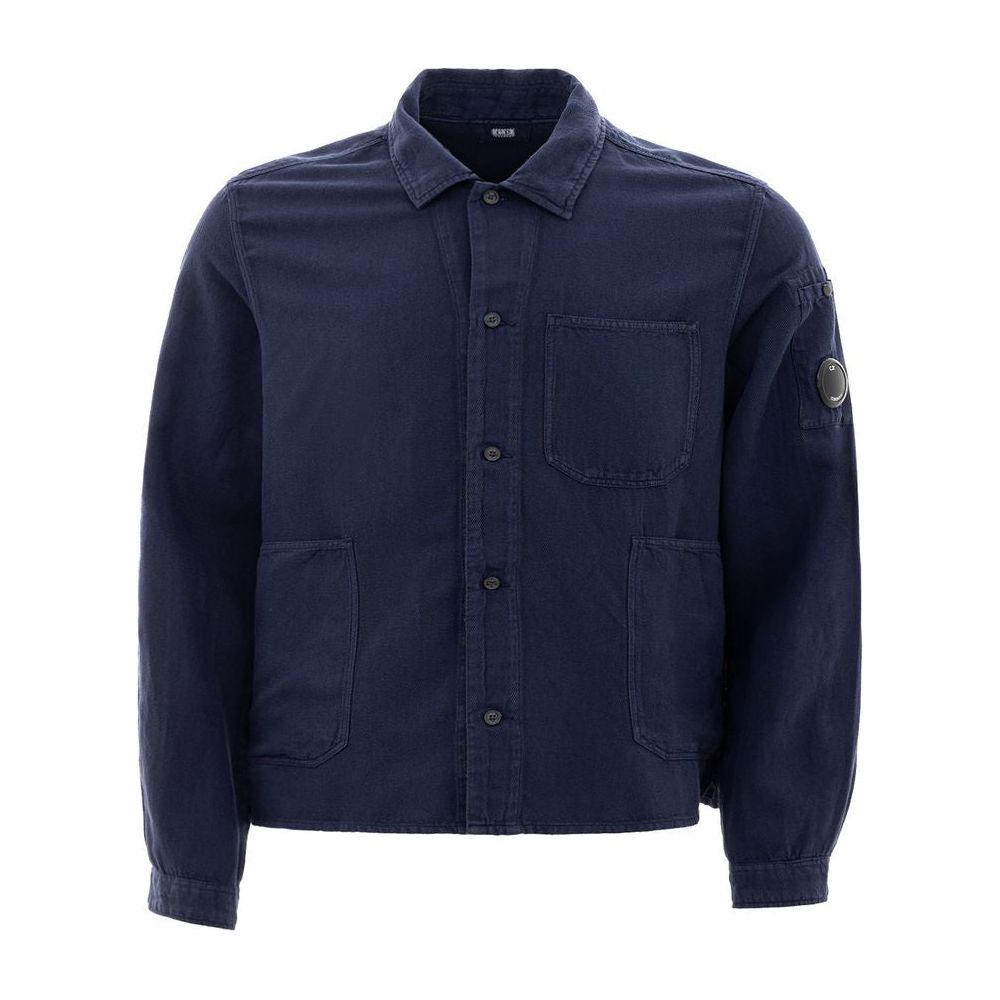 C.P. Company Blue Cotton Shirt C.P. Company Dark Slate Gray