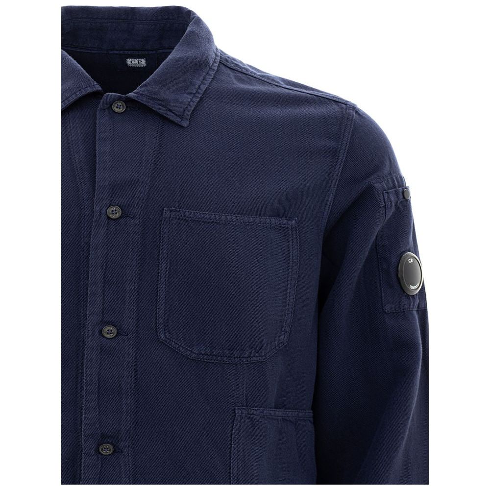 C.P. Company Blue Cotton Shirt C.P. Company Dark Slate Gray