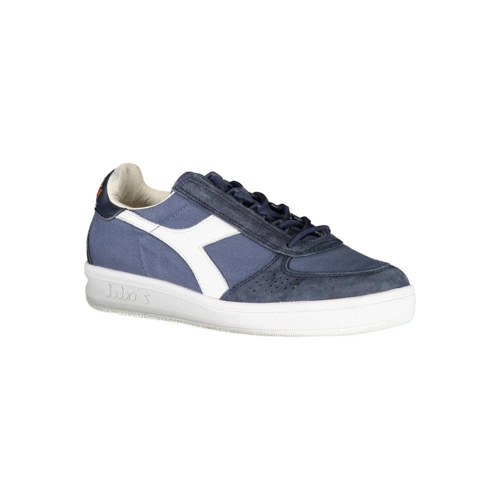 Diadora Chic Blue Contrast Lace-Up Sneakers Diadora Dim Gray