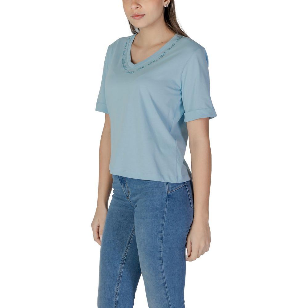 Liu Jo Blue Cotton Tops & T-Shirt