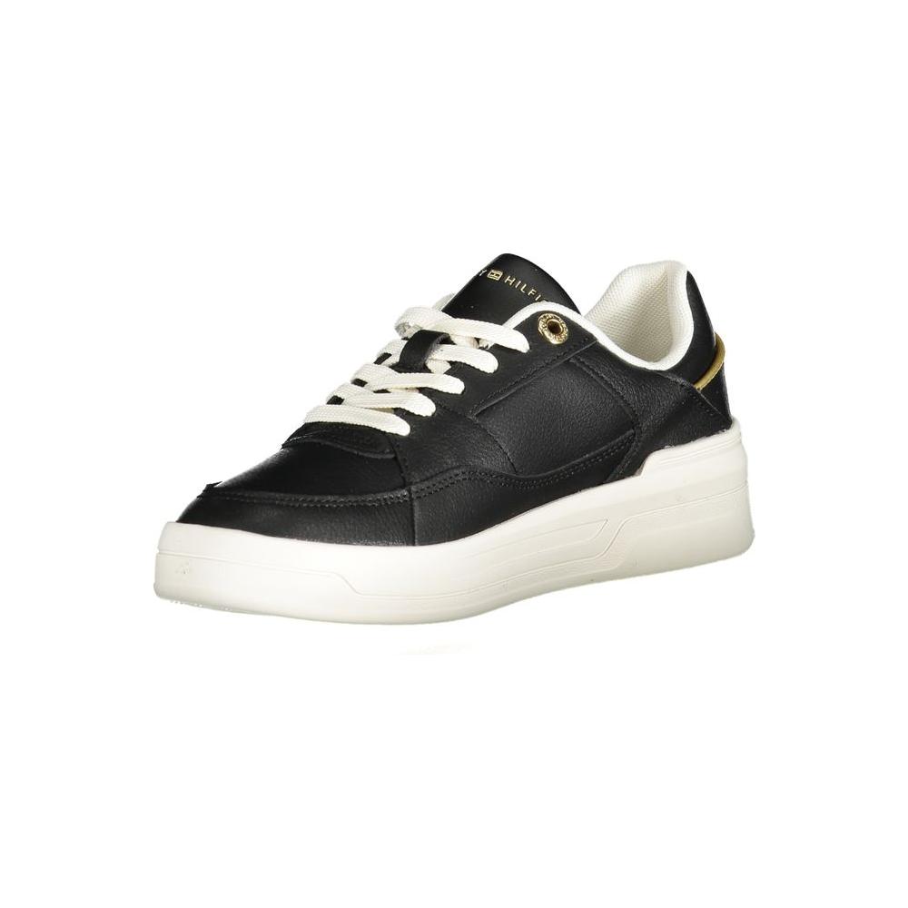 Tommy Hilfiger Black Polyethylene Women Sneaker Tommy Hilfiger Light Gray