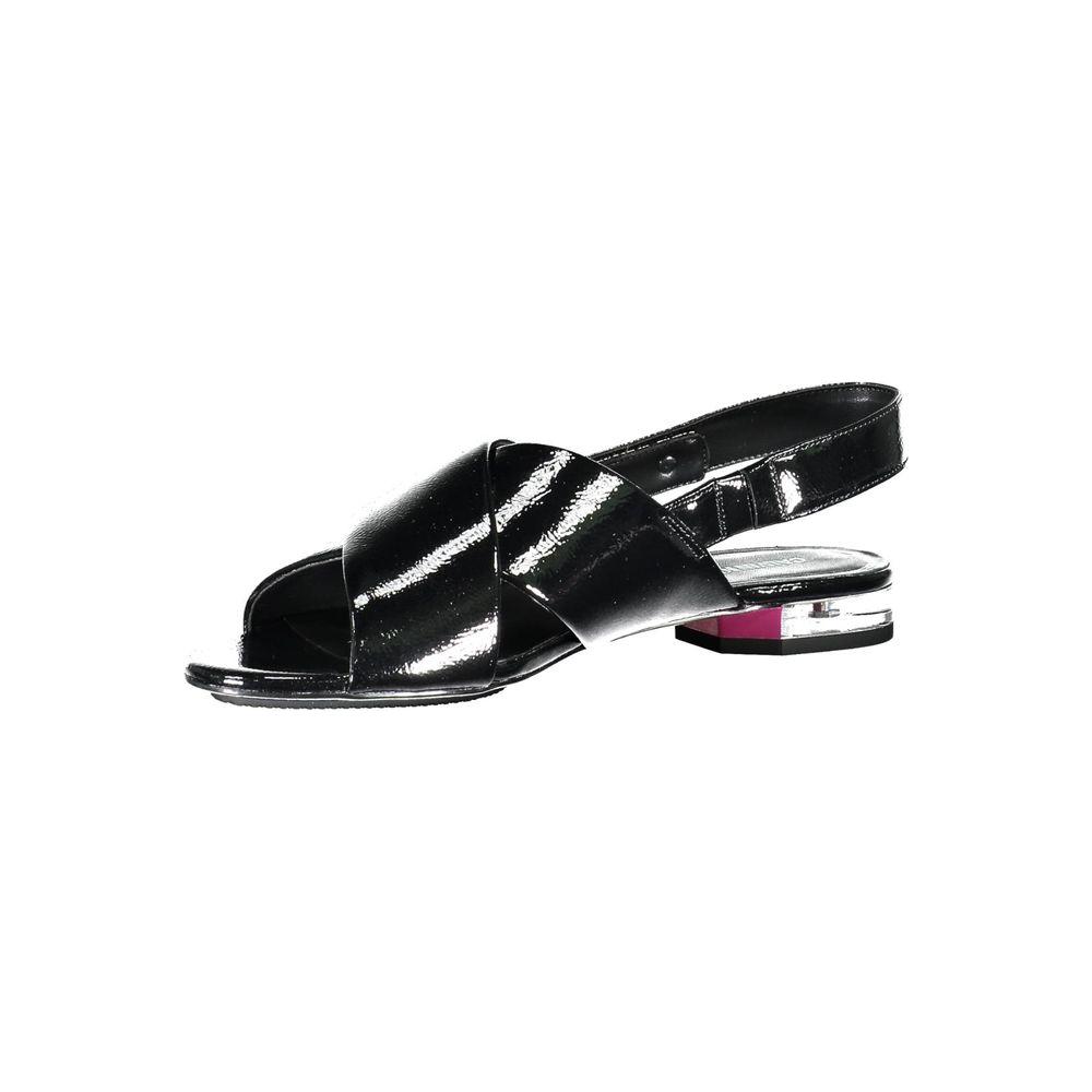Calvin Klein Black Polyethylene Women Sandal Calvin Klein Black