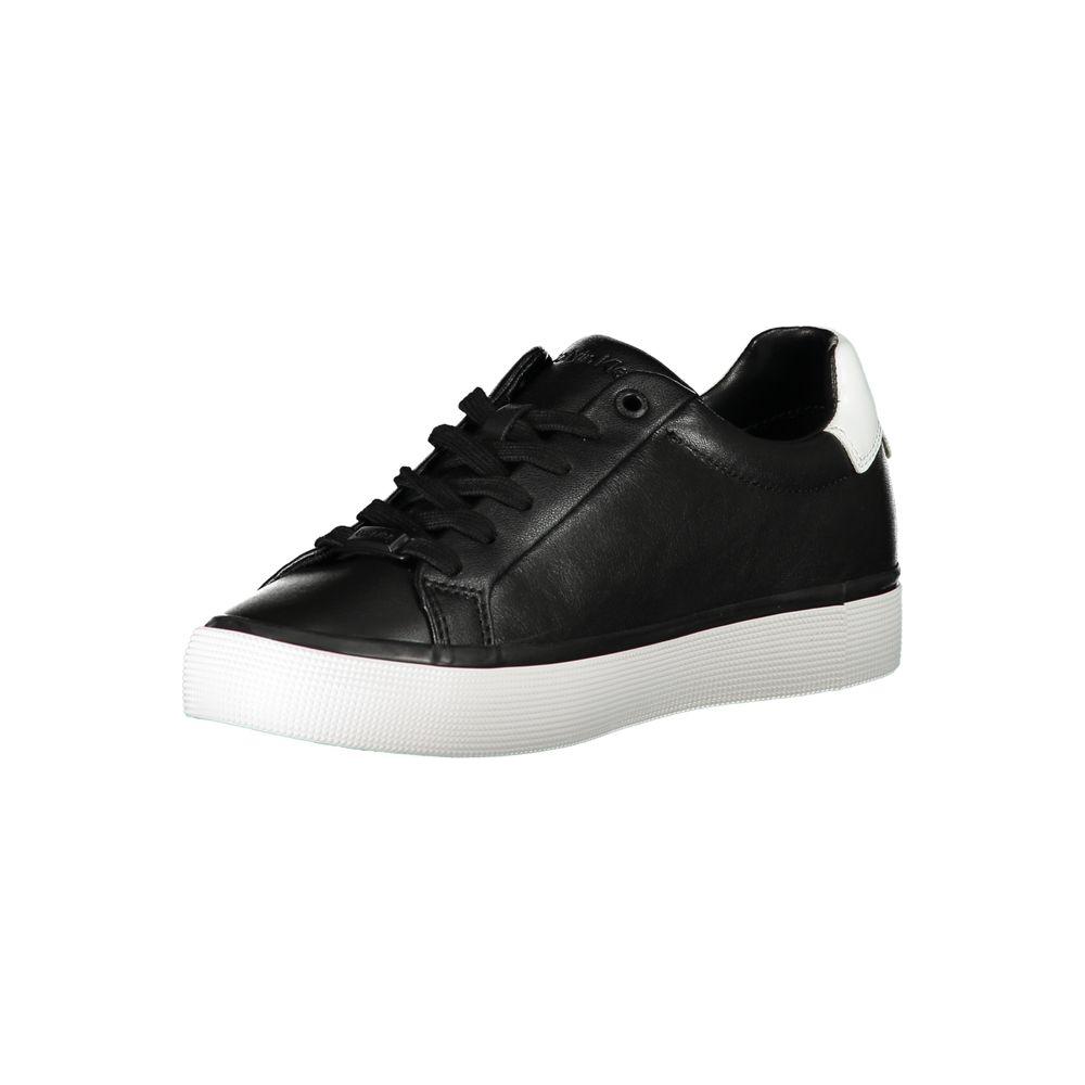 Calvin Klein Chic Laced Sports Sneakers with Contrast Details Calvin Klein Black