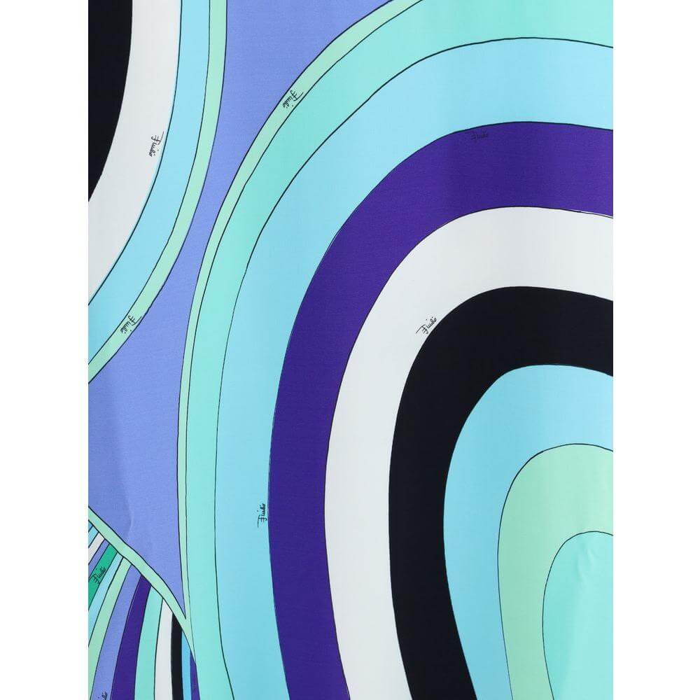 Emilio Pucci Iride print long Skirt Emilio Pucci Sky Blue