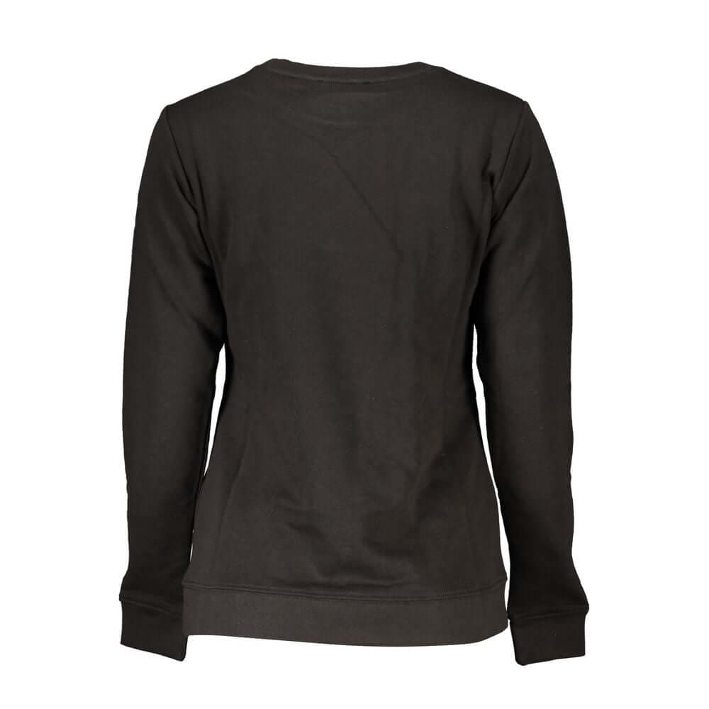 Cavalli Class Black Cotton Sweater Cavalli Class Dark Slate Gray