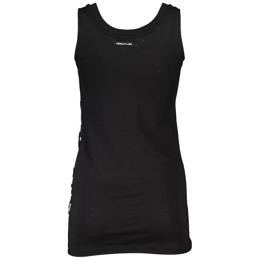 Cavalli Class Black Cotton Women Top Cavalli Class Black