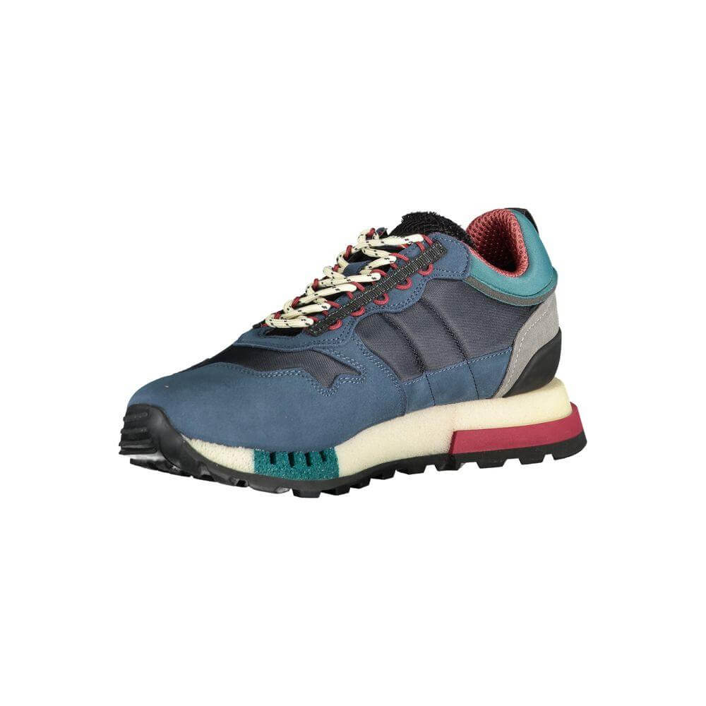 Blauer blue polyethylene men's sneaker with rich hue, removable footbed, and contrasting details for stylish urban appeal.