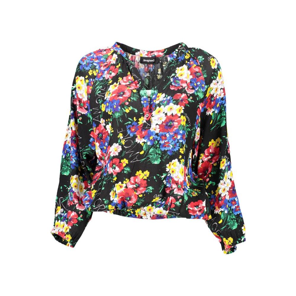 Desigual Black Viscose Women Top