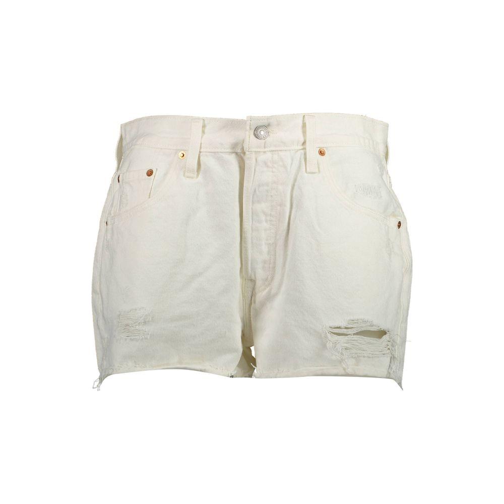 Levi's White Cotton Women Jeans