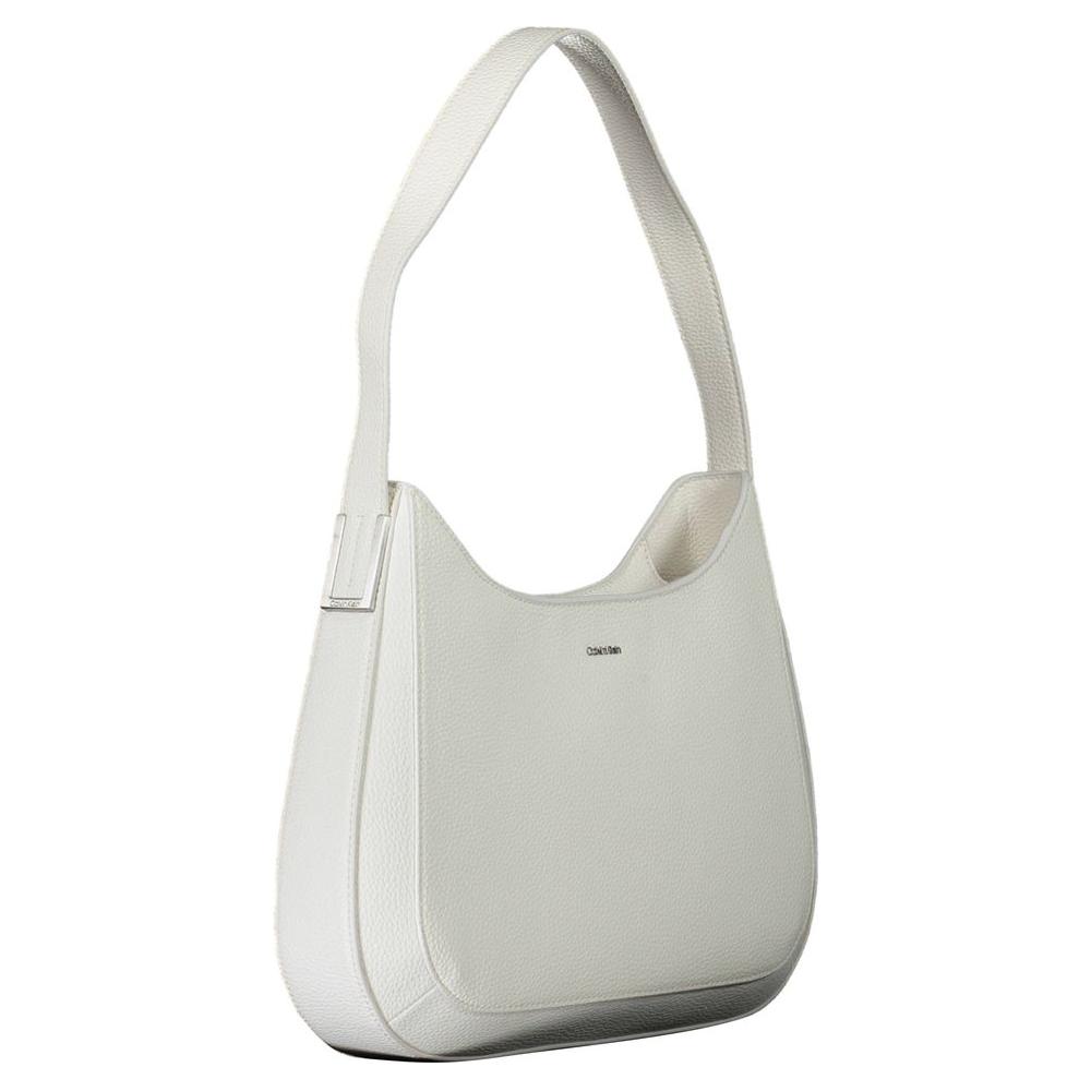 Calvin Klein White Polyester Women Handbag