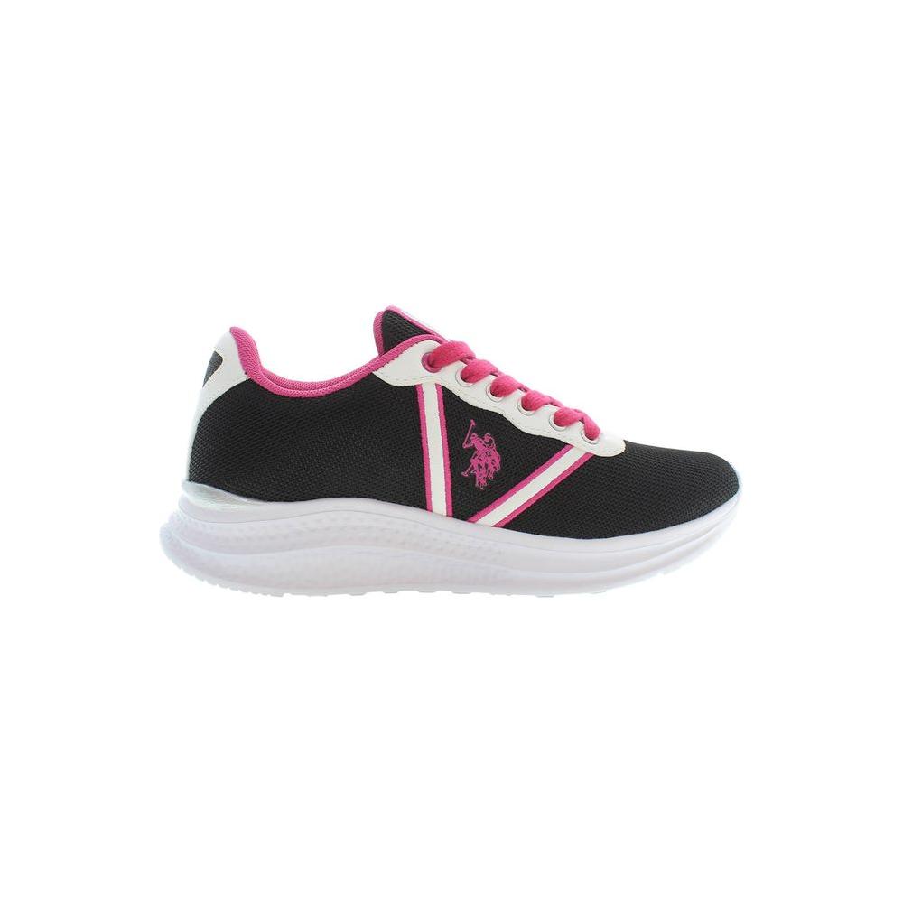 U.S. POLO ASSN. Black Polyester Women Sneaker