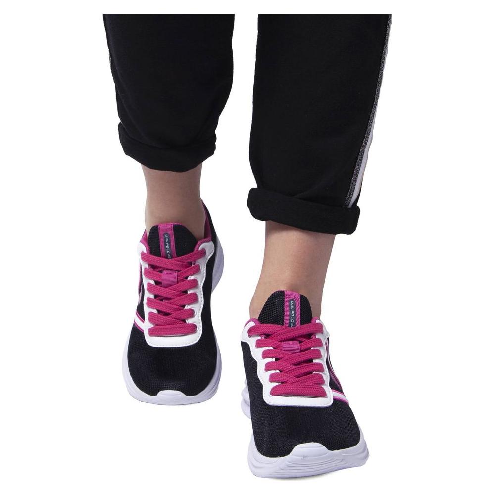 U.S. POLO ASSN. Black Polyester Women Sneaker