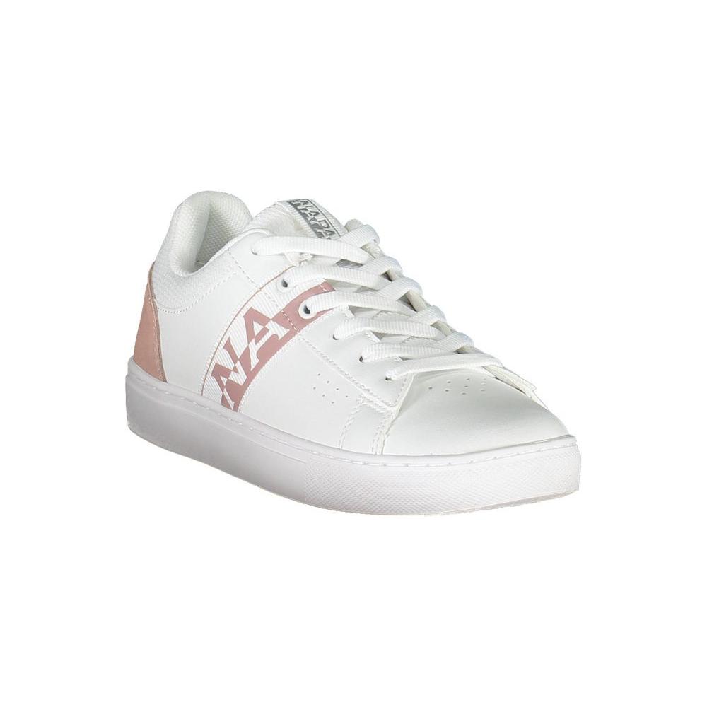 Napapijri White Leather Women Sneaker