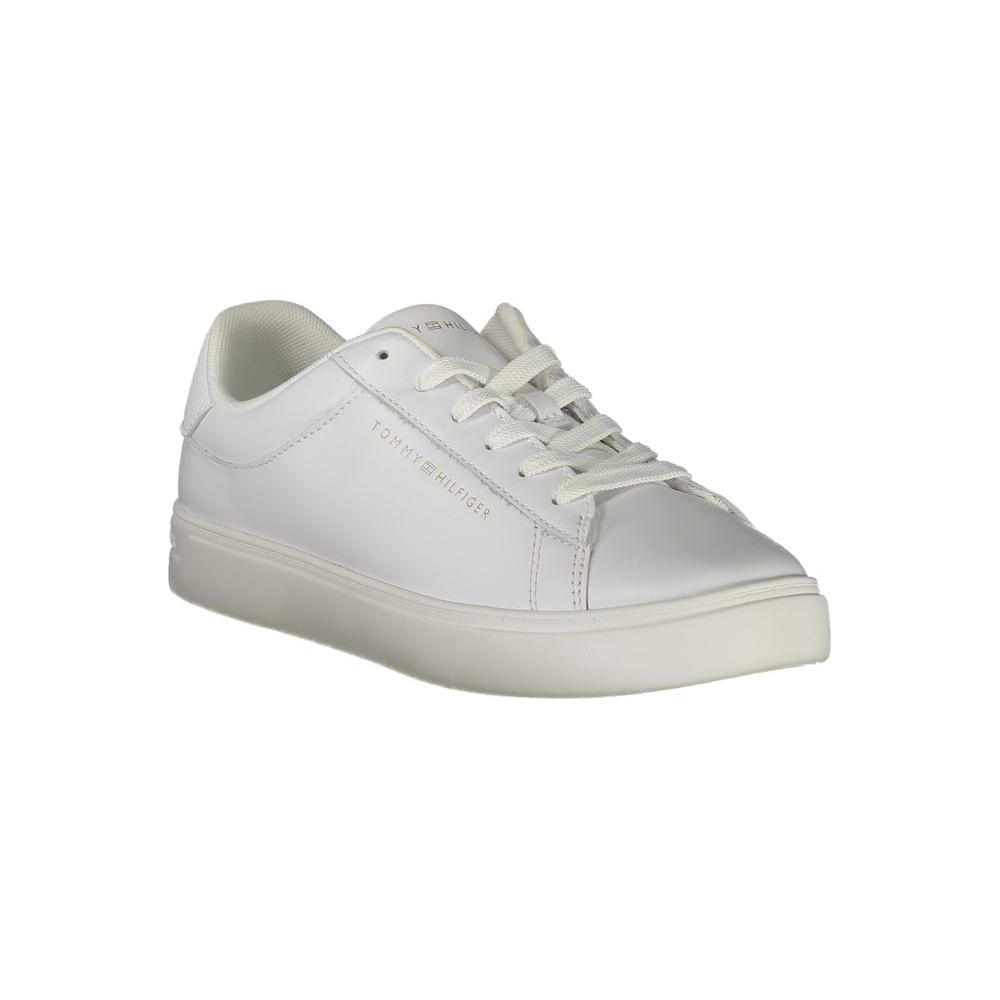 Tommy Hilfiger White Polyethylene Women Sneaker