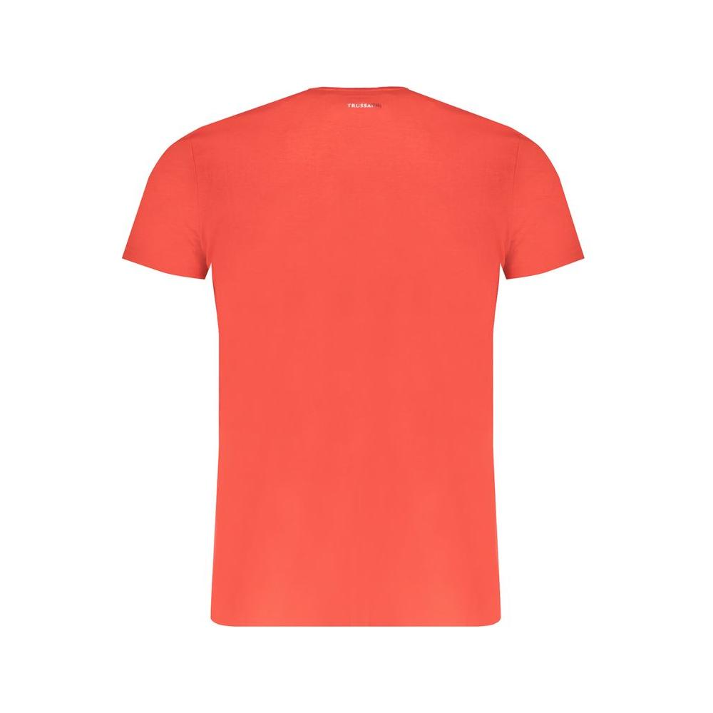 Trussardi Red Cotton T-Shirt