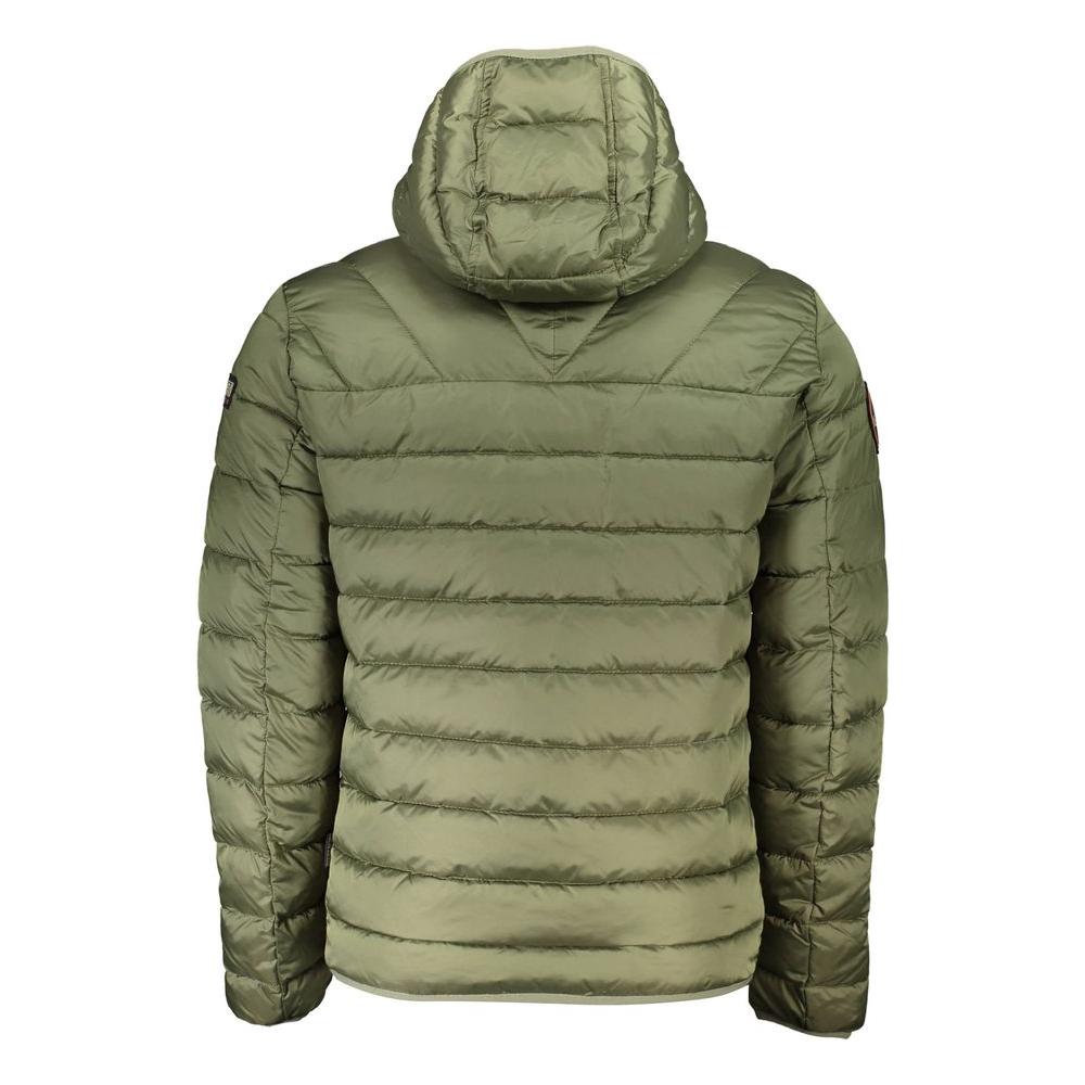 Napapijri Green Polyamide Men Jacket