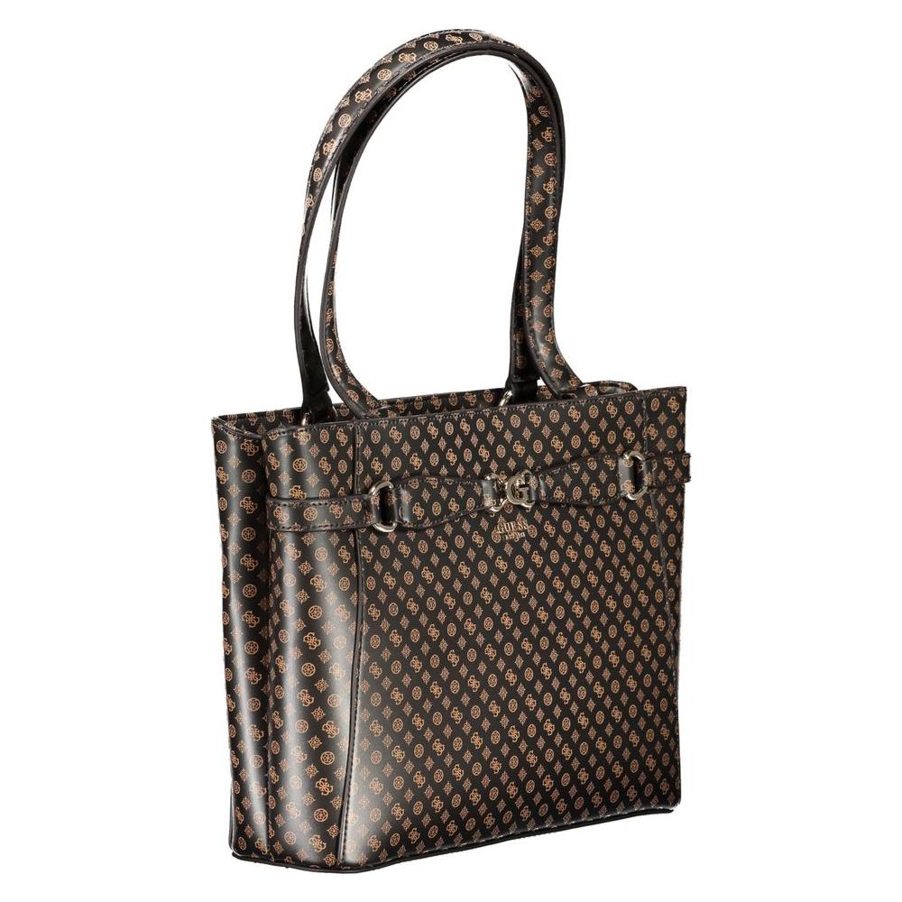 Guess Jeans Brown Polyethylene Handbag