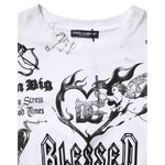Dolce & Gabbana White Cotton DG BLESSED Printed T-shirt