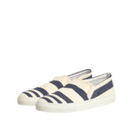 Jucca Blue White Striped Canvas Men Low Top Casual Shoes