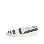 Jucca Blue White Striped Canvas Men Low Top Casual Shoes