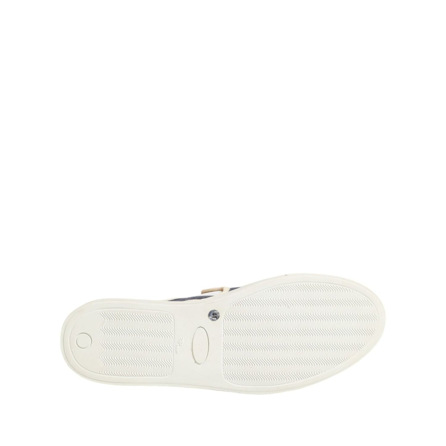 Jucca Blue White Striped Canvas Men Low Top Casual Shoes