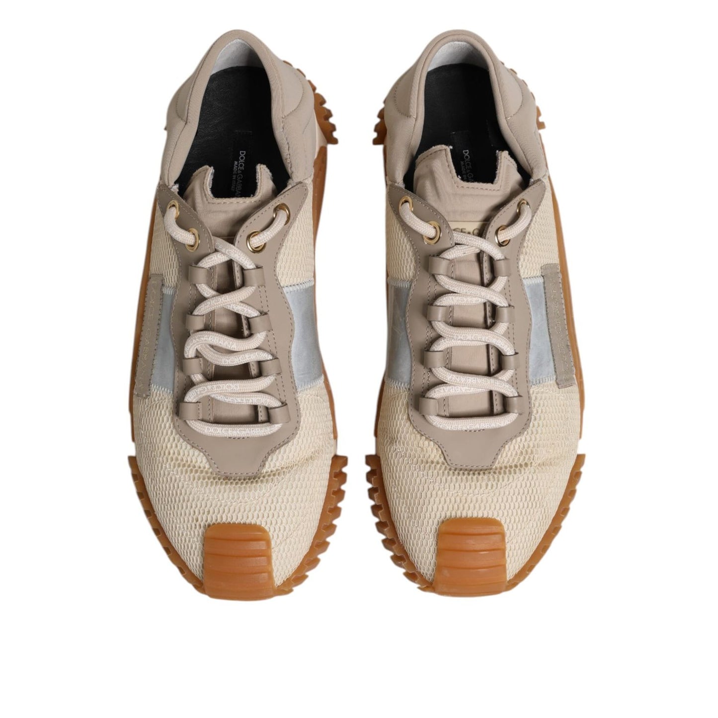 Dolce & Gabbana Multicolor Lace Up Low Top NS1 Sneakers Shoes