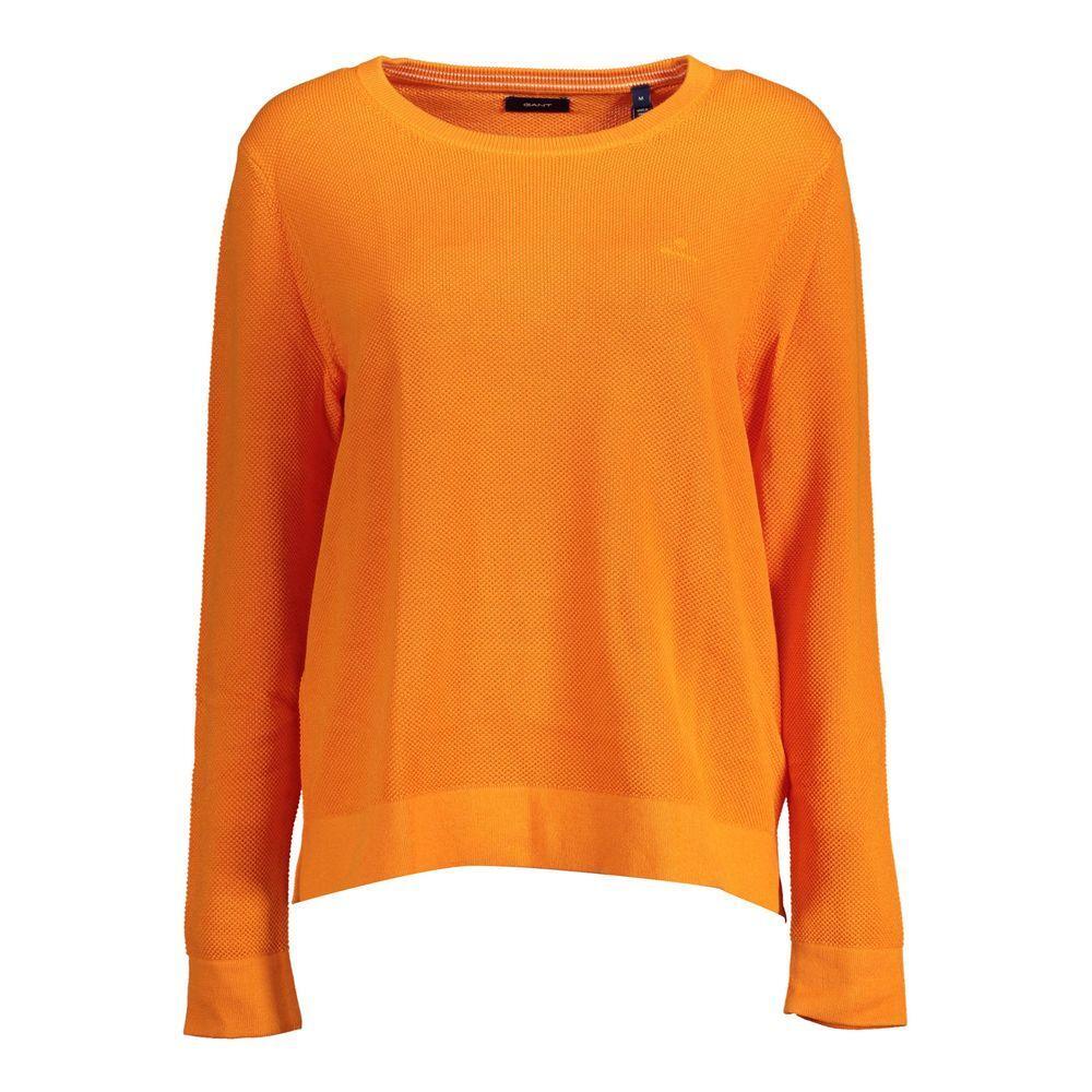 Gant Orange Cotton Sweater GA-14718-L