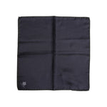 Dolce & Gabbana Blue DG Crown Silk Square Men Foulard Scarf