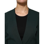 Maison Margiela Green Single Breasted One Button Coat Jacket