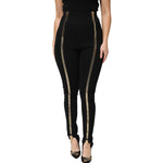 Dolce & Gabbana Black High Waist Skinny Pants