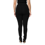 Dolce & Gabbana Black High Waist Skinny Pants