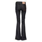 John Galliano Blue Mid Waist Cotton Wide Leg Denim Jeans PAN74828-25