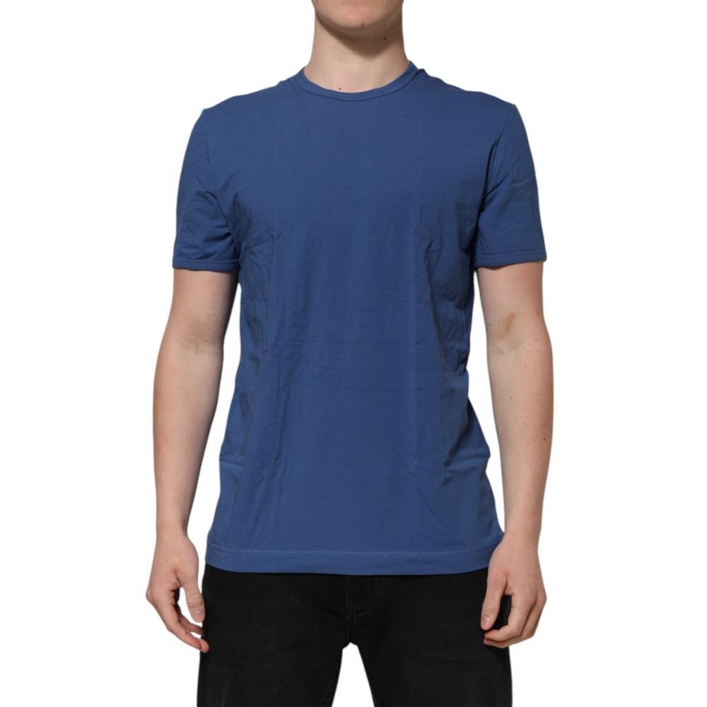 Dolce & Gabbana Blue Cotton Men Round Neck Underwear T-shirt TSH906957-5