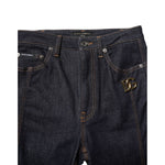 Dolce & Gabbana Black Cotton Mid Waist Bootcut Denim Jeans