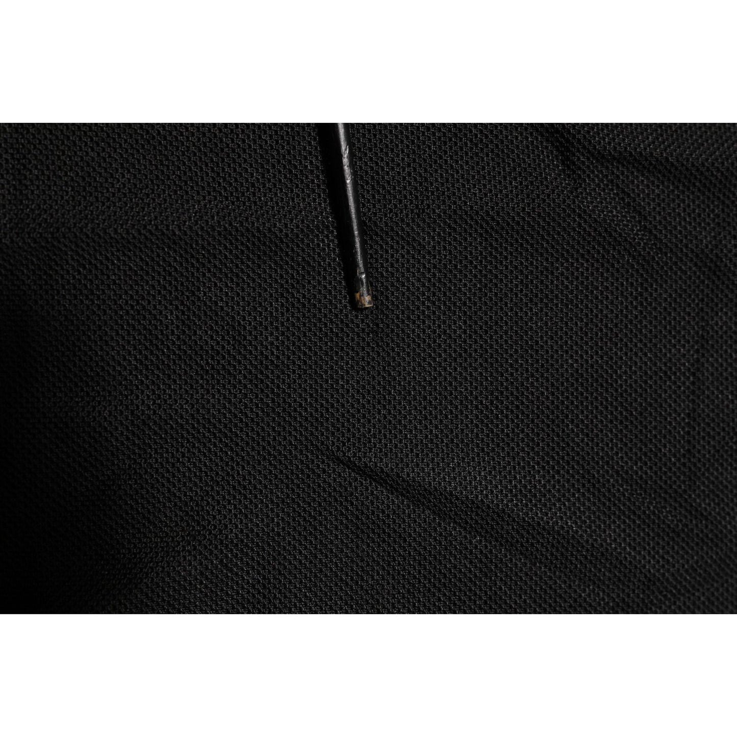 Dolce & Gabbana Black DG Silk Vneck Collared Men Polo T-shirt TSH90353-46