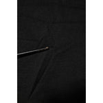 Dolce & Gabbana Black DG Silk Vneck Collared Men Polo T-shirt TSH90353-46