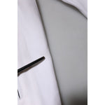 Dolce & Gabbana White Viscose Logo Women Full Zip Jacket JKT41300-36
