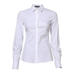 Dolce & Gabbana White Cotton Long Sleeves Collared Shirt Top TSH84256-36