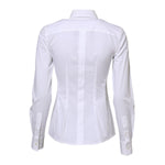 Dolce & Gabbana White Cotton Long Sleeves Collared Shirt Top TSH84256-36