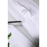 Dolce & Gabbana White Rose Embroidery Collared Shirt Top TSH90566-36