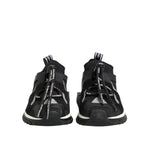 Dolce & Gabbana Black White Logo Sorrento Sneakers Shoes LA12704-39
