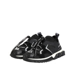 Dolce & Gabbana Black White Logo Sorrento Sneakers Shoes LA12704-39
