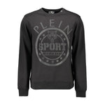 Plein Sport Black Cotton Sweater PL-8762-XXL